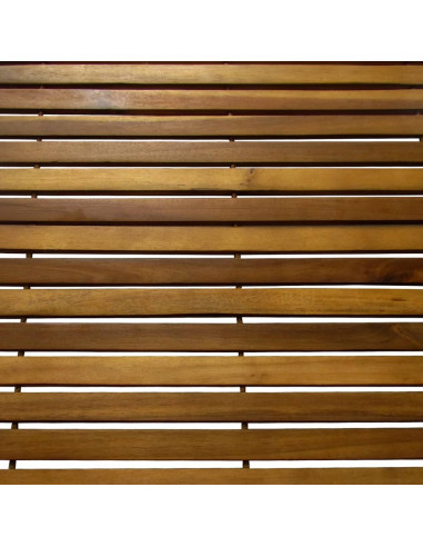 Set 2 pz Stuoia per bagno in acacia 80 x 50 cm