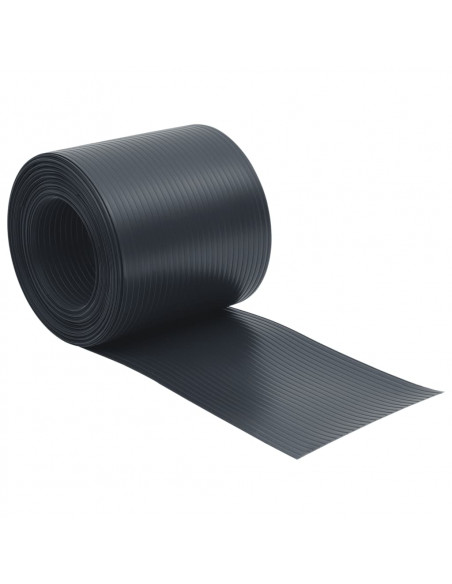 Schermi Privacy da Giardino 10 pz Nero 252,5x19 cm PVC