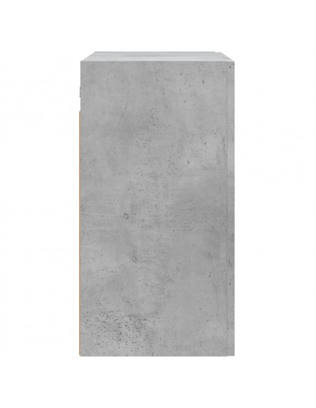 Mobile a Parete Grigio Cemento 60x31x60 cm in Legno Multistrato