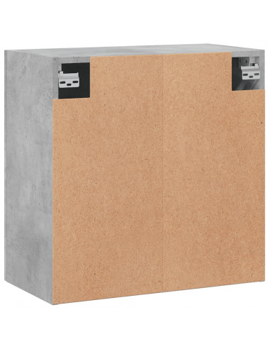 Mobile a Parete Grigio Cemento 60x31x60 cm in Legno Multistrato