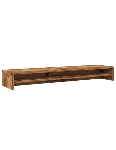 Supporto per Monitor Legno Antico 100x24x13cm Legno Multistrato