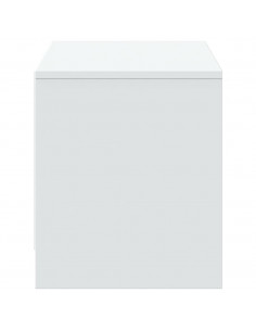 Mobile Porta TV con LED Bianco 97x34x40 cm in Truciolato 2