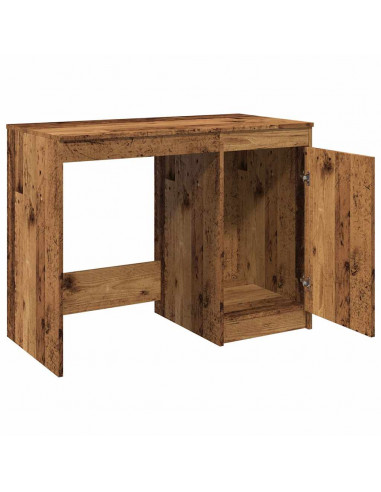 Scrivania Legno Antico 100x50x76 cm in Legno Multistrato