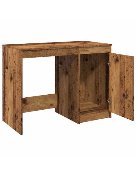 Scrivania Legno Antico 100x50x76 cm in Legno Multistrato