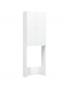 Mobile per Lavatrice Bianco 64x25,5x190 cm 2