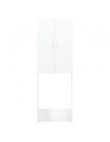 Mobile per Lavatrice Bianco 64x25,5x190 cm