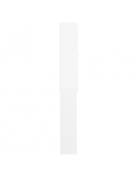 Mobile per Lavatrice Bianco 64x25,5x190 cm
