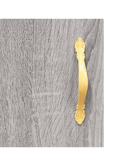 Credenza Grigio Sonoma 69,5x31x115 cm in Legno Multistrato