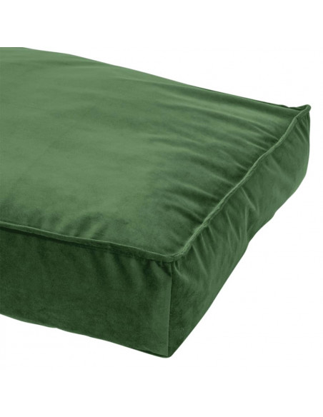 Madison Cuscino per Cani Velvet 120x90x15 cm Verde