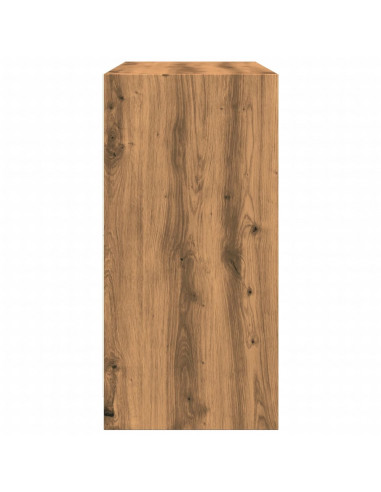 Credenza Rovere Artigianale 102x37x75,5 cm in Legno Multistrato