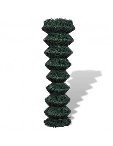 Recinzione a Rete in Acciaio 1,5x25 m Verde