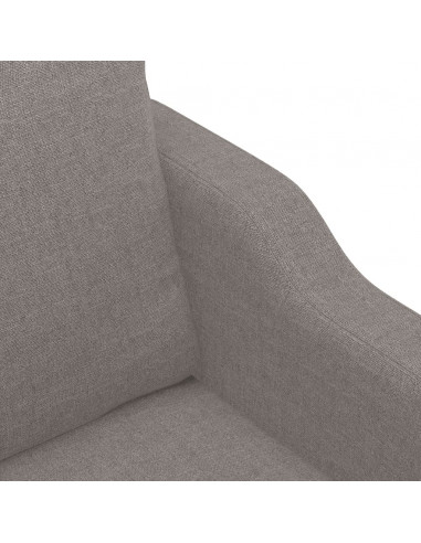 Set Divani 4 pz con Cuscini Tortora in Tessuto