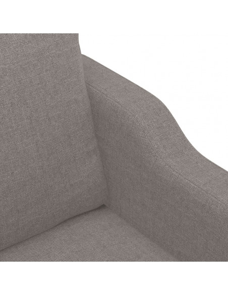 Set Divani 4 pz con Cuscini Tortora in Tessuto