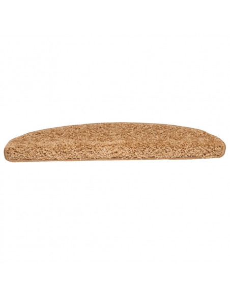 Tappetini per Scale 15 pz Beige 65x21x4 cm