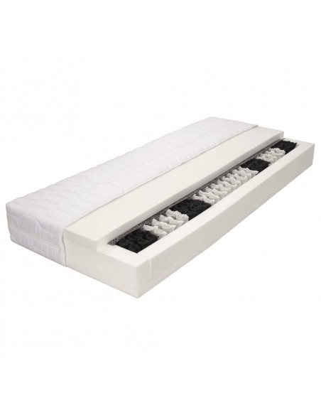 Materasso 120x200 cm 7 Zone a Molle Insacchettate 20 cm H2