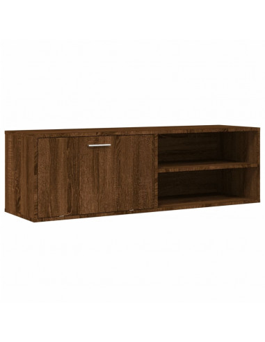 Mobile Porta TV Rovere Marrone 120x34x37 cm Legno Multistrato