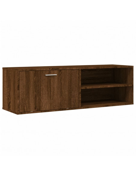 Mobile Porta TV Rovere Marrone 120x34x37 cm Legno Multistrato