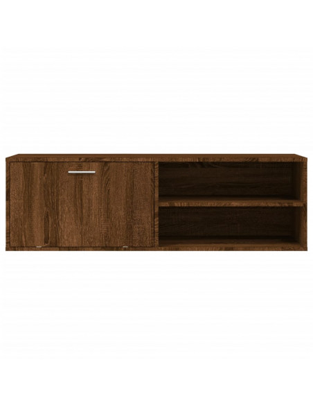 Mobile Porta TV Rovere Marrone 120x34x37 cm Legno Multistrato
