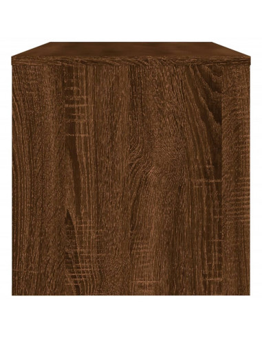 Mobile Porta TV Rovere Marrone 120x34x37 cm Legno Multistrato