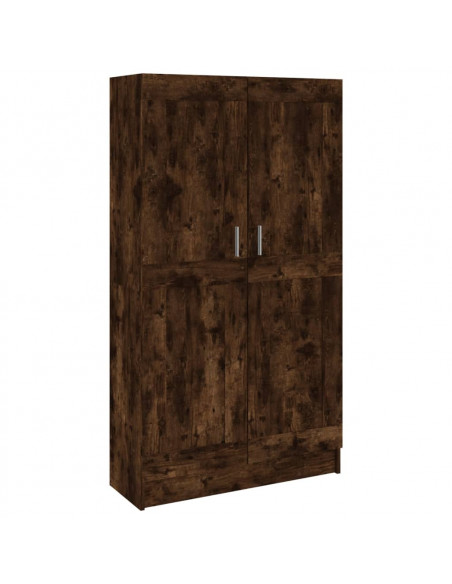Libreria Rovere Fumo 82,5x30,5x150 cm in Legno Multistrato