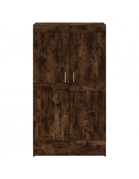 Libreria Rovere Fumo 82,5x30,5x150 cm in Legno Multistrato
