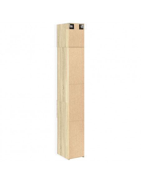 Mobile Sottile Rovere Sonoma 40x42,5x225 cm in Truciolato