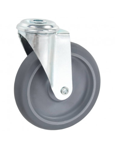 Ruote Girevoli con Foro per Bullone 16 pz 125 mm