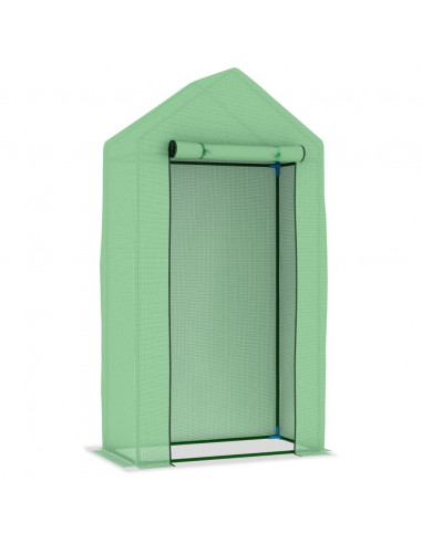 Serra con Struttura in Acciaio 0,5 m² 1x0,5x1,9 m