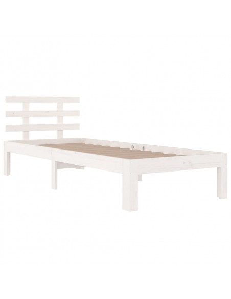 Giroletto Bianco in Legno Massello 90x200 cm