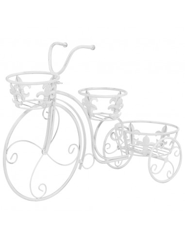 Piedistallo per Piante a Forma di Bici in Stile Vintage Metallo