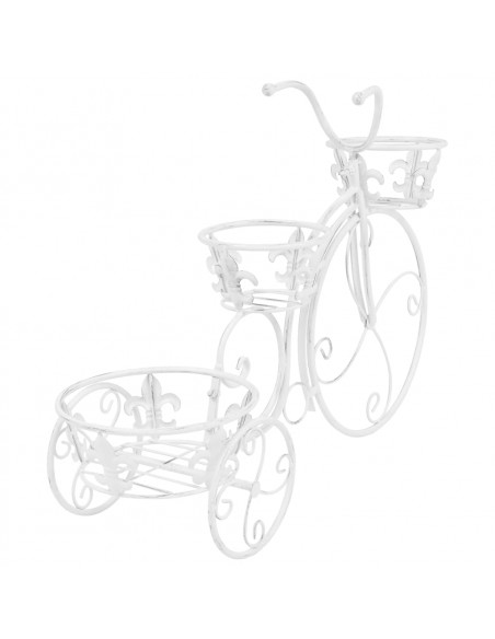 Piedistallo per Piante a Forma di Bici in Stile Vintage Metallo
