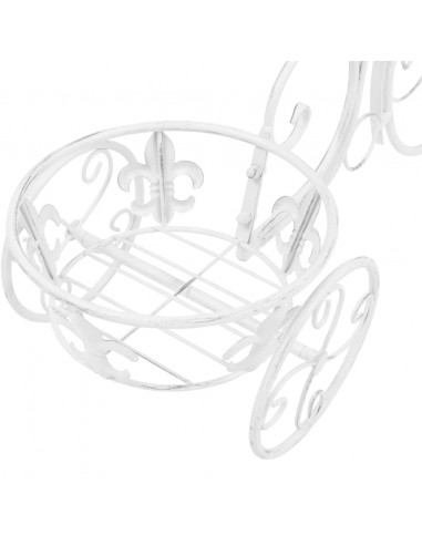 Piedistallo per Piante a Forma di Bici in Stile Vintage Metallo