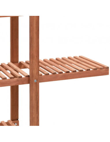 Piedistallo per Piante in Legno di Cedro 86x36x139 cm