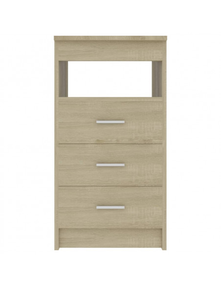 Cassettiera Rovere Sonoma 40x50x76 cm in Legno Multistrato