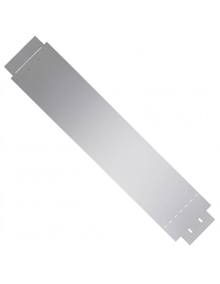 Pannelli Recinzione per Prato 10 pz Acciaio Zincato 100x20 cm