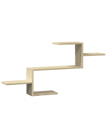 Scaffale a Parete Rovere Sonoma 104x15x49 cm in Truciolato