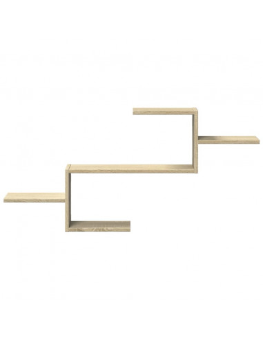 Scaffale a Parete Rovere Sonoma 104x15x49 cm in Truciolato