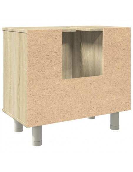 Mobile da Bagno Rovere Sonoma 60x32x53,5cm in Legno Multistrato