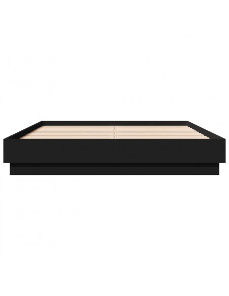 Giroletto Nero 135x190 cm in Legno Multistrato