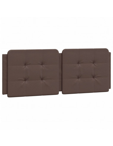Cuscino Testiera Marrone 140 cm in Similpelle