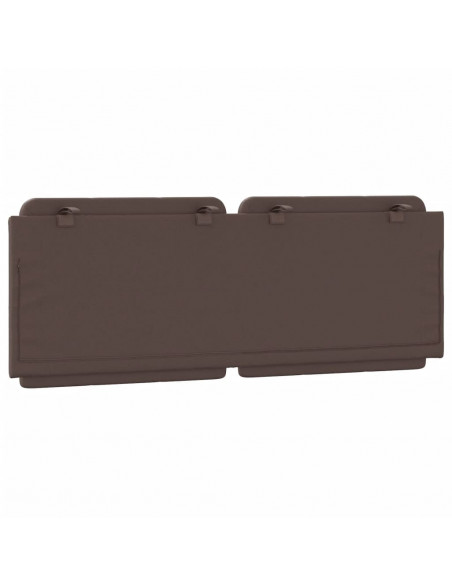 Cuscino Testiera Marrone 140 cm in Similpelle