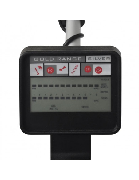 Metal Detector 20 cm Profondità 300 cm Schermo LCD