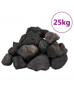 Rocce Vulcaniche 25 kg Nere 5-8 cm 2
