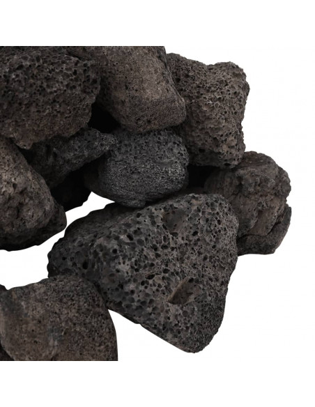 Rocce Vulcaniche 25 kg Nere 5-8 cm