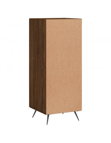 Credenza Rovere Marrone 34,5x34x90 cm in Legno Multistrato