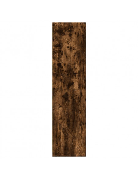 Armadio Rovere Fumo 30x50x200 cm in Legno Multistrato