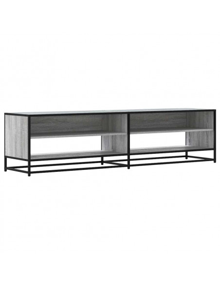 Mobile Porta TV Grigio Sonoma 180,5x40x46 cm in Truciolato