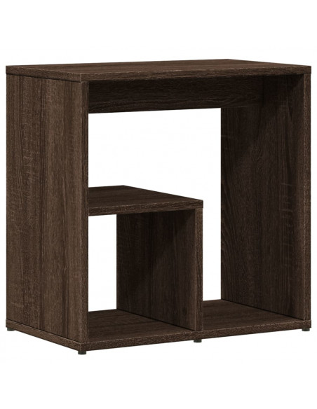 Tavolino da Salotto Rovere Marrone 50x30x50cm Legno Multistrato