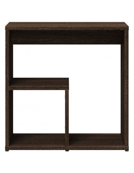 Tavolino da Salotto Rovere Marrone 50x30x50cm Legno Multistrato