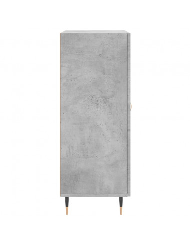 Credenza Grigio Cemento 69,5x34x90 cm in Legno Multistrato